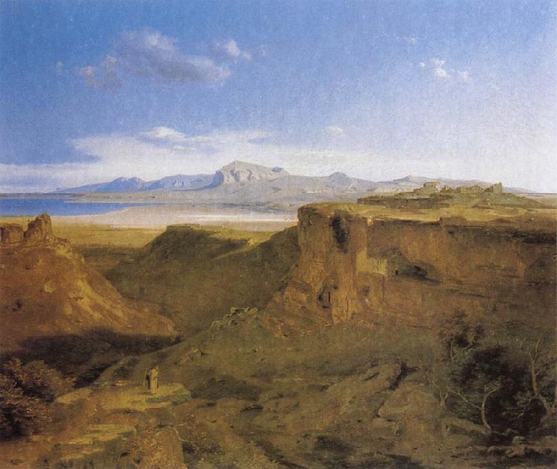 Carl Rottmann Sicyon and Corinth France oil painting art
